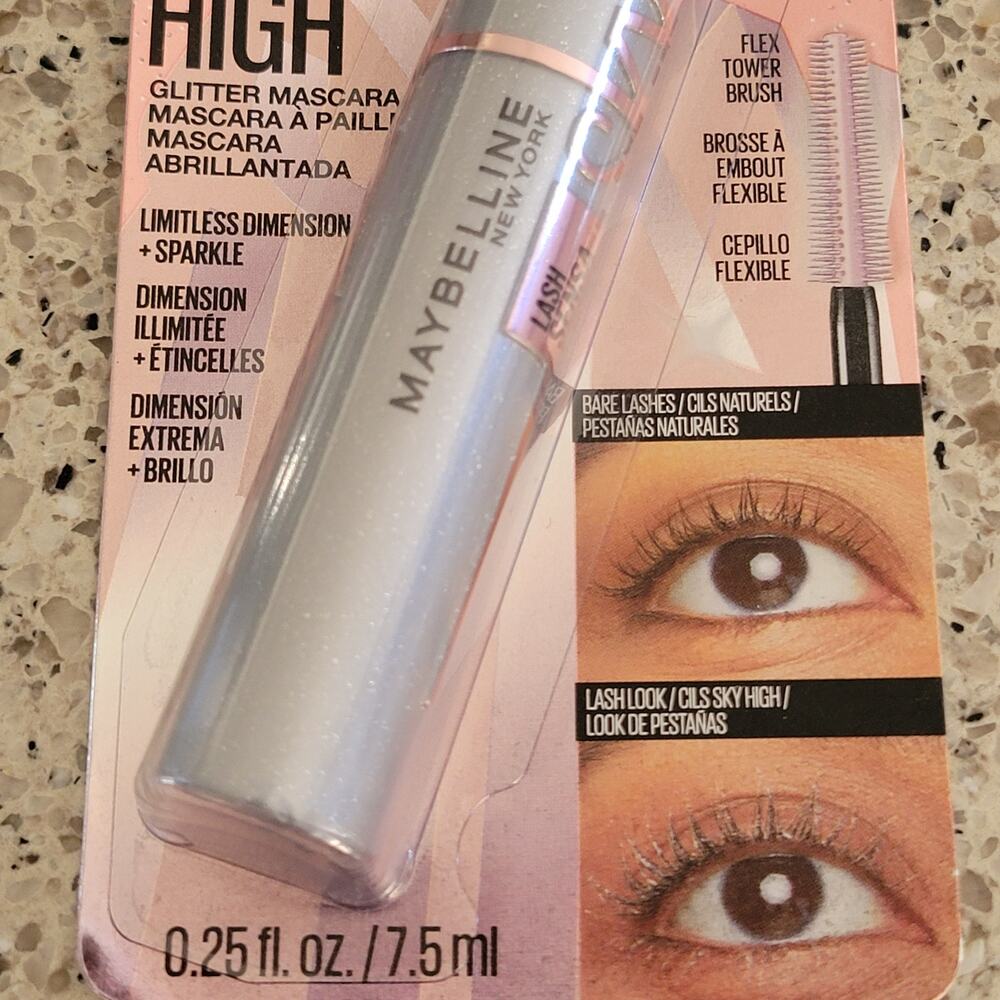 Maybelline Lash Sensational SKY HIGH Glitter Mascara Topper Space Diamond✨️NIP✨️ - Picture 6 of 10